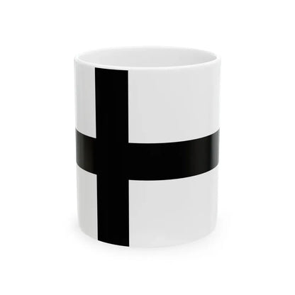 Flag of Teutonic Order State Germany - White Coffee Mug 11oz - Go Mug Yourself