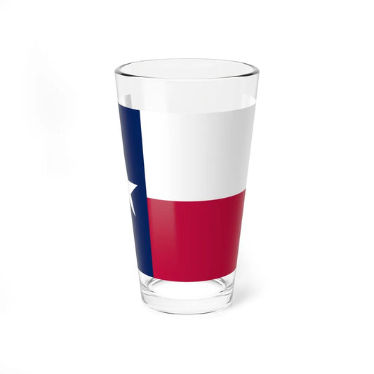 Flag of Texas 3-2 (United States) Pint Glass 16oz 16oz - Go Mug Yourself