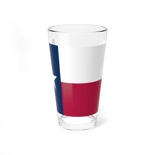 Flag of Texas DoS ECA Color Standard (United States) Pint Glass 16oz 16oz - Go Mug Yourself