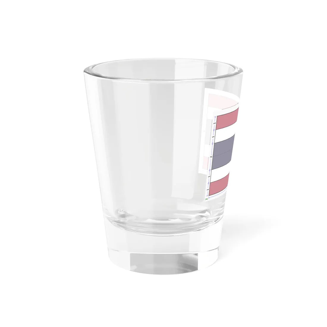 Flag of Thailand construction sheet (Thailand) Shot Glass 1.5oz - Go Mug Yourself