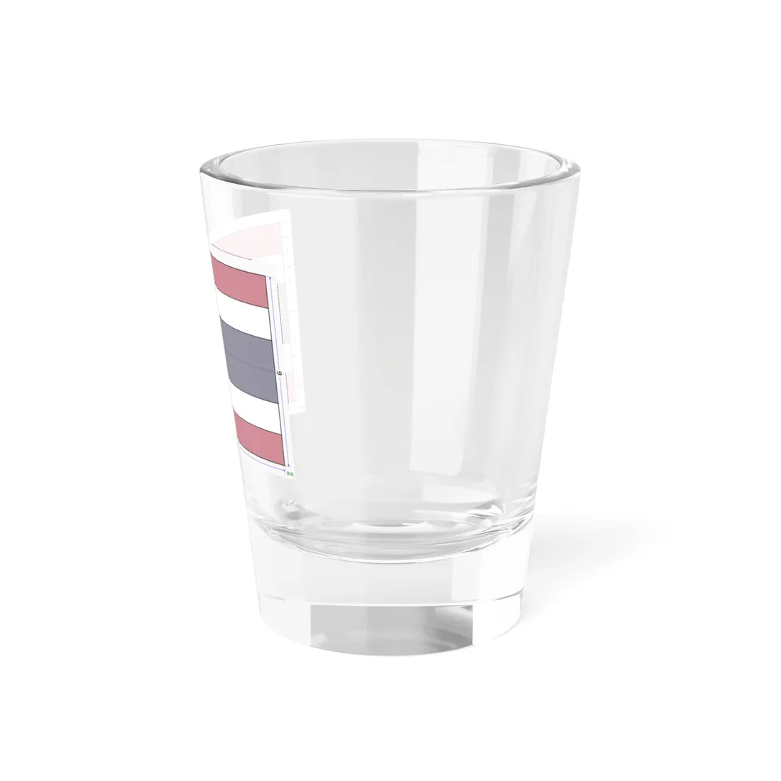 Flag of Thailand construction sheet (Thailand) Shot Glass 1.5oz - Go Mug Yourself