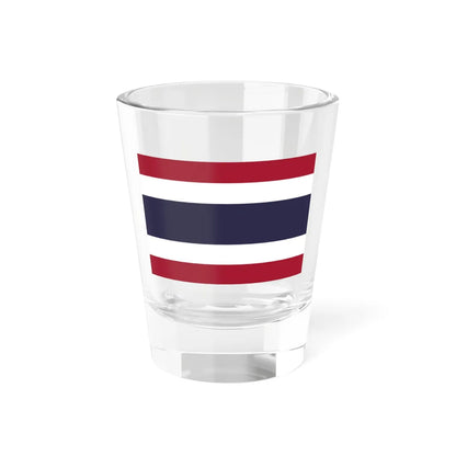Flag of Thailand pure white (Thailand) Shot Glass 1.5oz 1.5oz - Go Mug Yourself