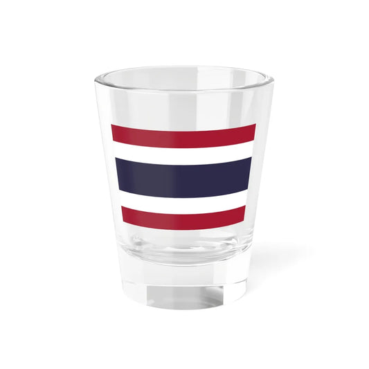 Flag of Thailand pure white (Thailand) Shot Glass 1.5oz 1.5oz - Go Mug Yourself