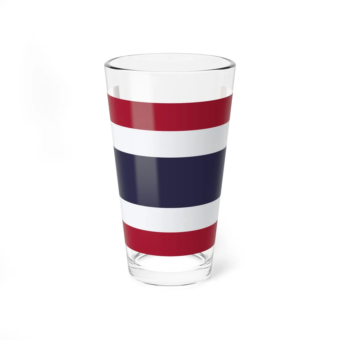 Flag of Thailand (Thailand) Pint Glass 16oz 16oz - Go Mug Yourself