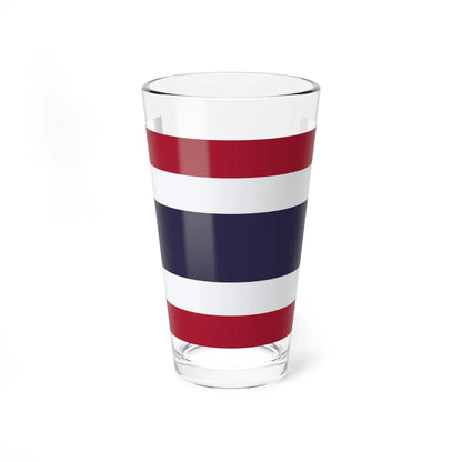 Flag of Thailand (Thailand) Pint Glass 16oz 16oz - Go Mug Yourself