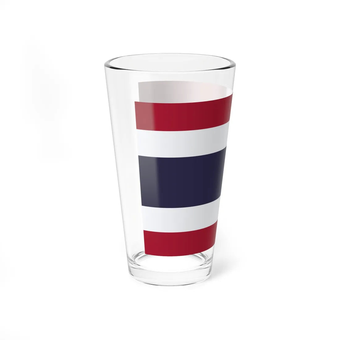 Flag of Thailand (Thailand) Pint Glass 16oz - Go Mug Yourself