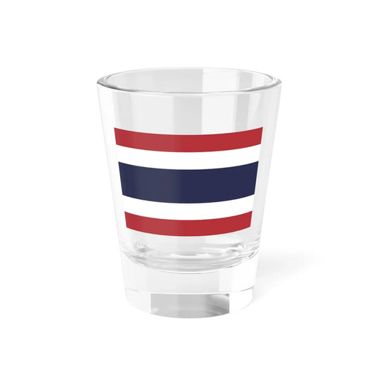 Flag of Thailand TIS 982 draft standard (Thailand) Shot Glass 1.5oz 1.5oz - Go Mug Yourself