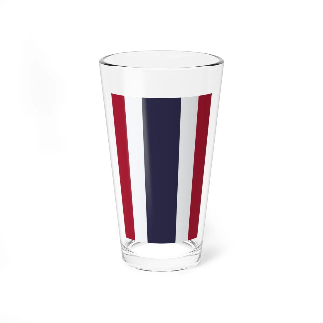 Flag of Thailand vertical (Thailand) Pint Glass 16oz 16oz - Go Mug Yourself