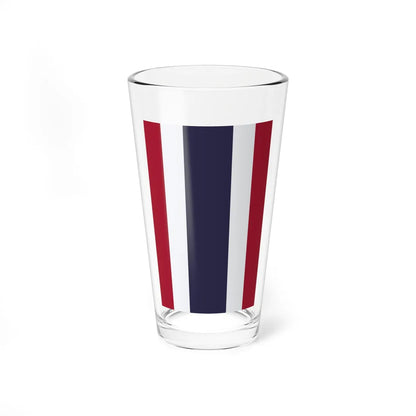 Flag of Thailand vertical (Thailand) Pint Glass 16oz 16oz - Go Mug Yourself