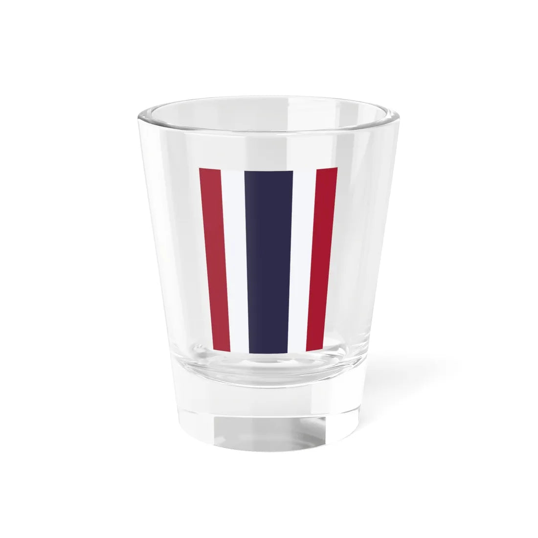 Flag of Thailand vertical (Thailand) Shot Glass 1.5oz 1.5oz - Go Mug Yourself