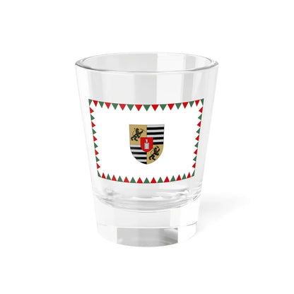 Flag of the 10th District of Budapest ceremonial (Hungary) Shot Glass 1.5oz 1.5oz - Go Mug Yourself