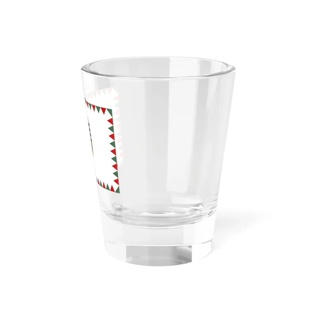Flag of the 10th District of Budapest ceremonial variant (Hungary) Shot Glass 1.5oz - Go Mug Yourself