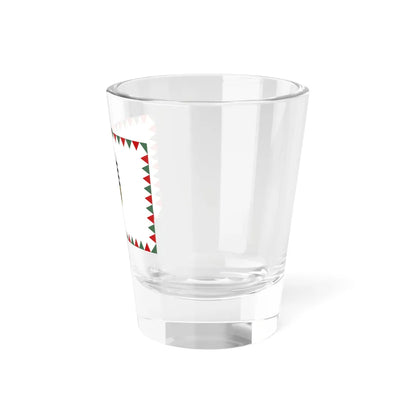 Flag of the 10th District of Budapest ceremonial variant (Hungary) Shot Glass 1.5oz - Go Mug Yourself