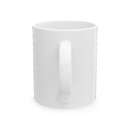 Flag of the 10th District of Budapest ceremonial variant (Hungary) White Coffee Mug - Go Mug Yourself
