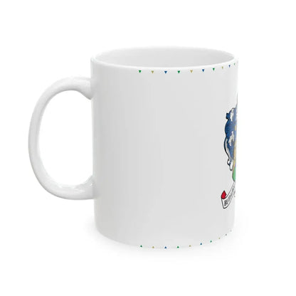 Flag of the 11th District of Budapest (Hungary) White Coffee Mug - Go Mug Yourself