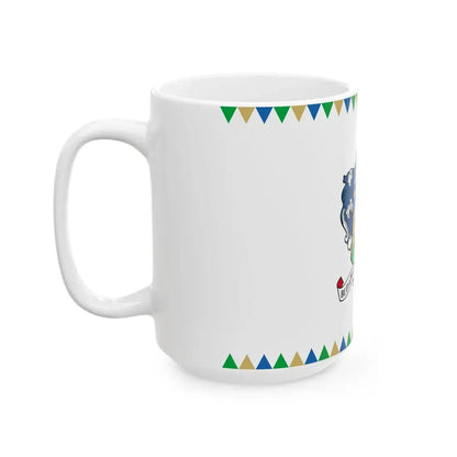 Flag of the 11th District of Budapest (Hungary) White Coffee Mug - Go Mug Yourself