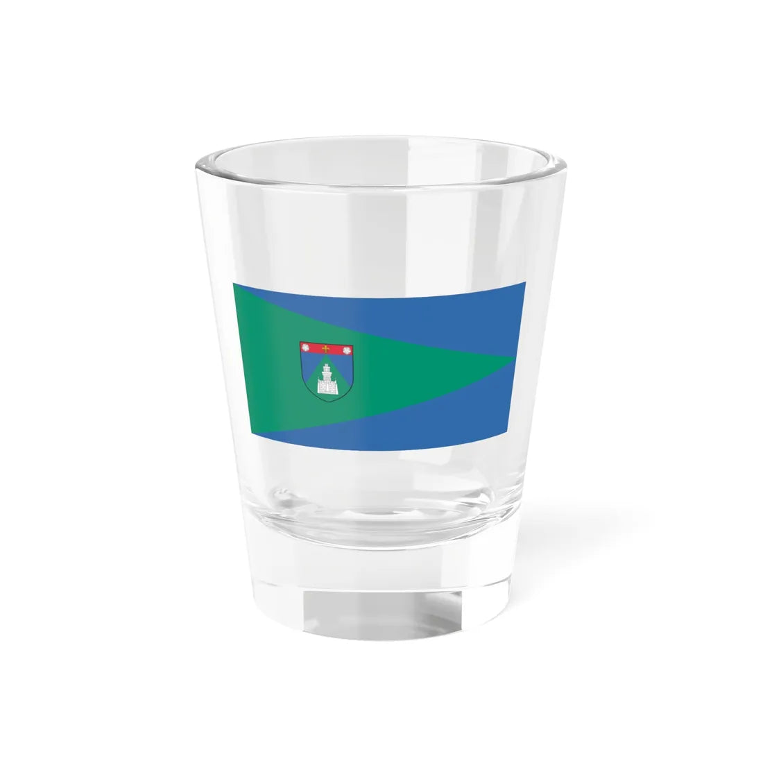 Flag of the 12th District of Budapest (Hungary) Shot Glass 1.5oz 1.5oz - Go Mug Yourself
