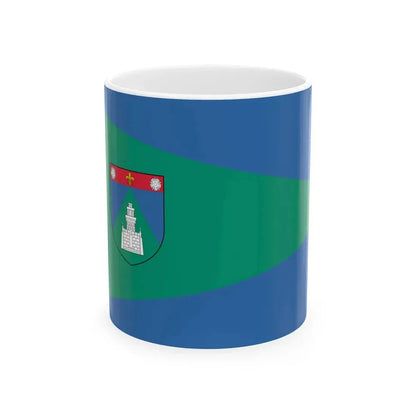 Flag of the 12th District of Budapest (Hungary) White Coffee Mug 11oz - Go Mug Yourself