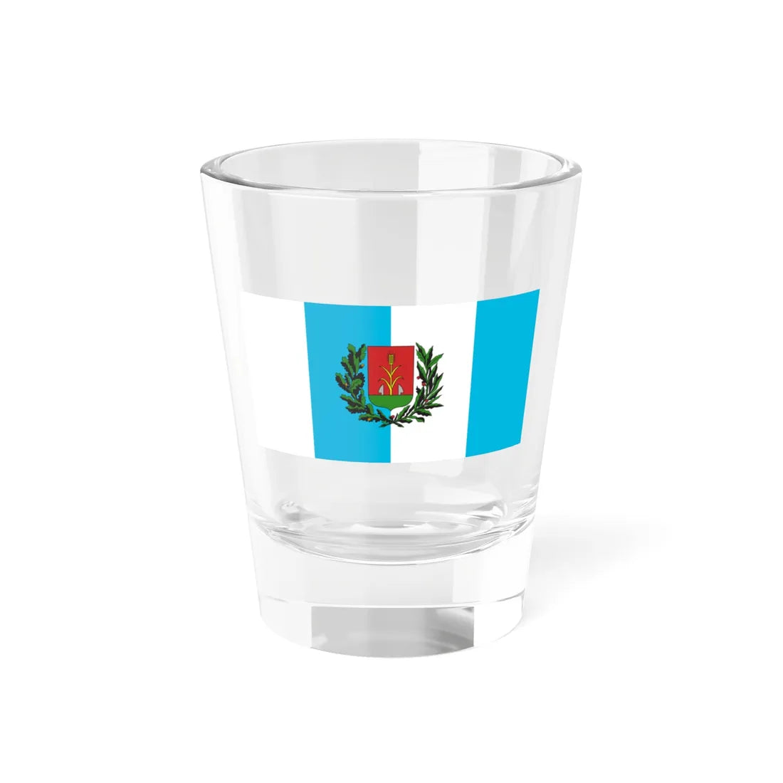 Flag of the 15th District of Budapest (Hungary) Shot Glass 1.5oz 1.5oz - Go Mug Yourself