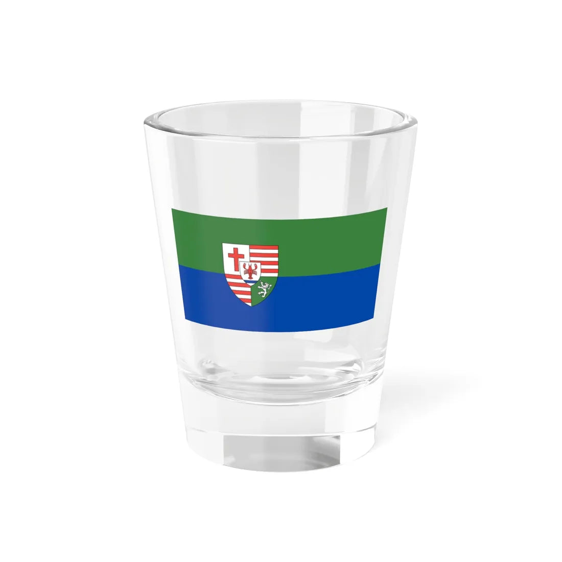 Flag of the 17th District of Budapest (Hungary) Shot Glass 1.5oz 1.5oz - Go Mug Yourself