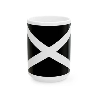 Flag of the 1st Officer General Markov Regiment (Russia) White Coffee Mug 15oz - Go Mug Yourself