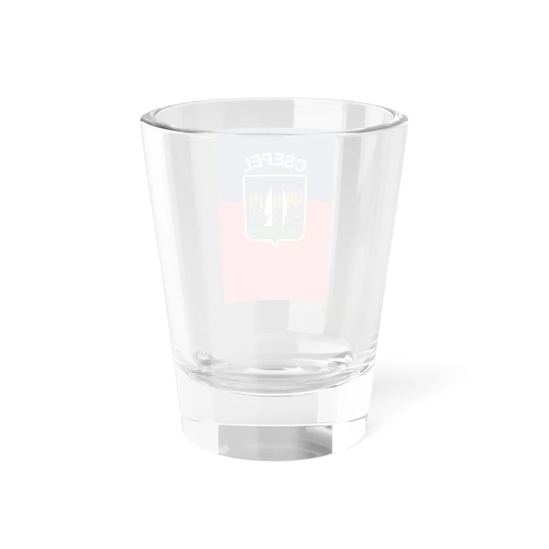 Flag of the 21st District of Budapest 1996-2011 vertical (Hungary) Shot Glass 1.5oz - Go Mug Yourself