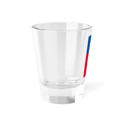 Flag of the 21st District of Budapest 1996-2011 vertical (Hungary) Shot Glass 1.5oz - Go Mug Yourself