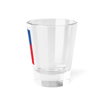 Flag of the 21st District of Budapest 1996-2011 vertical (Hungary) Shot Glass 1.5oz - Go Mug Yourself