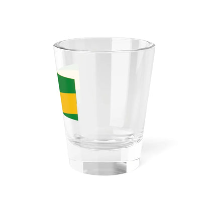 Flag of the 2nd District of Budapest variant (Hungary) Shot Glass 1.5oz - Go Mug Yourself
