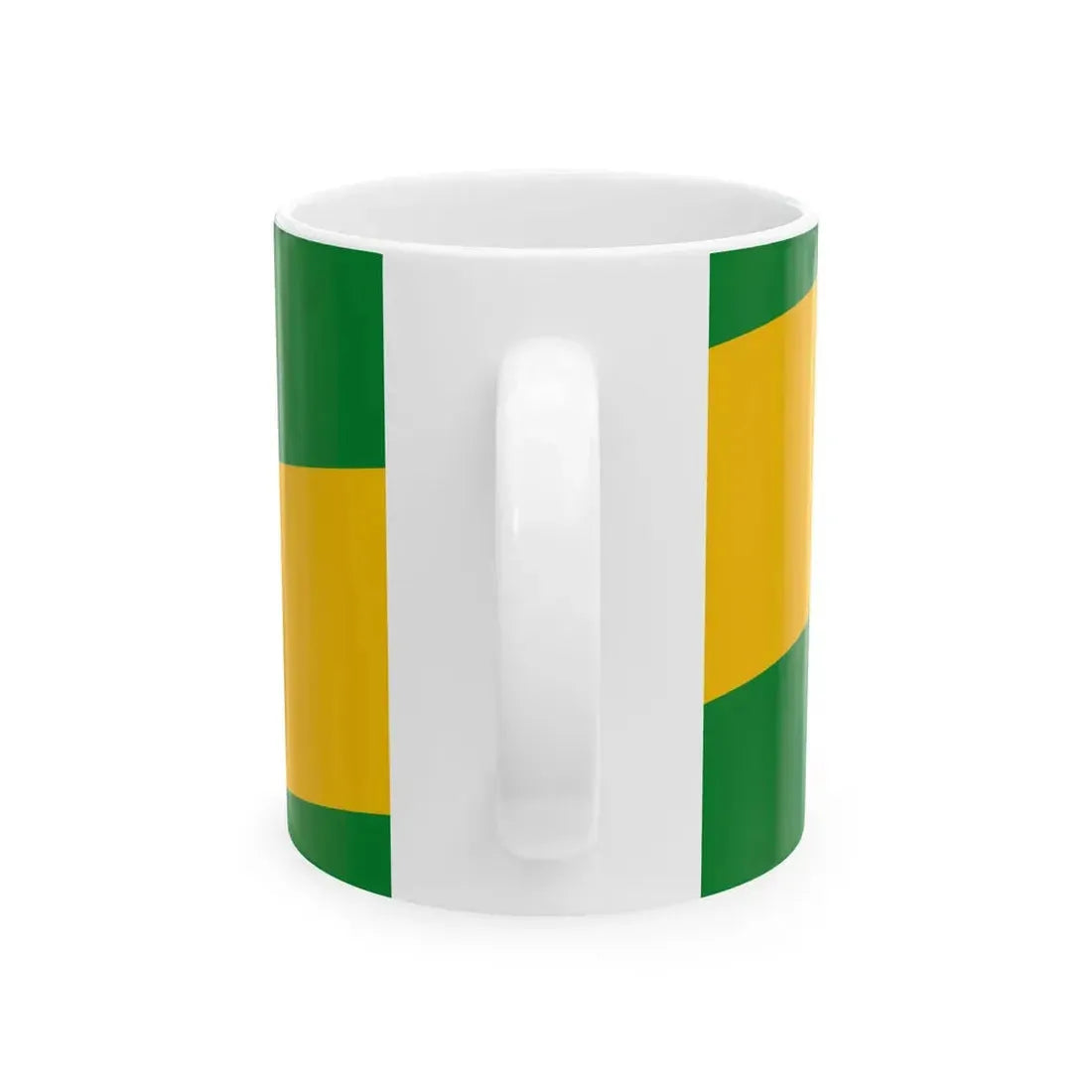 Flag of the 2nd District of Budapest variant (Hungary) White Coffee Mug - Go Mug Yourself