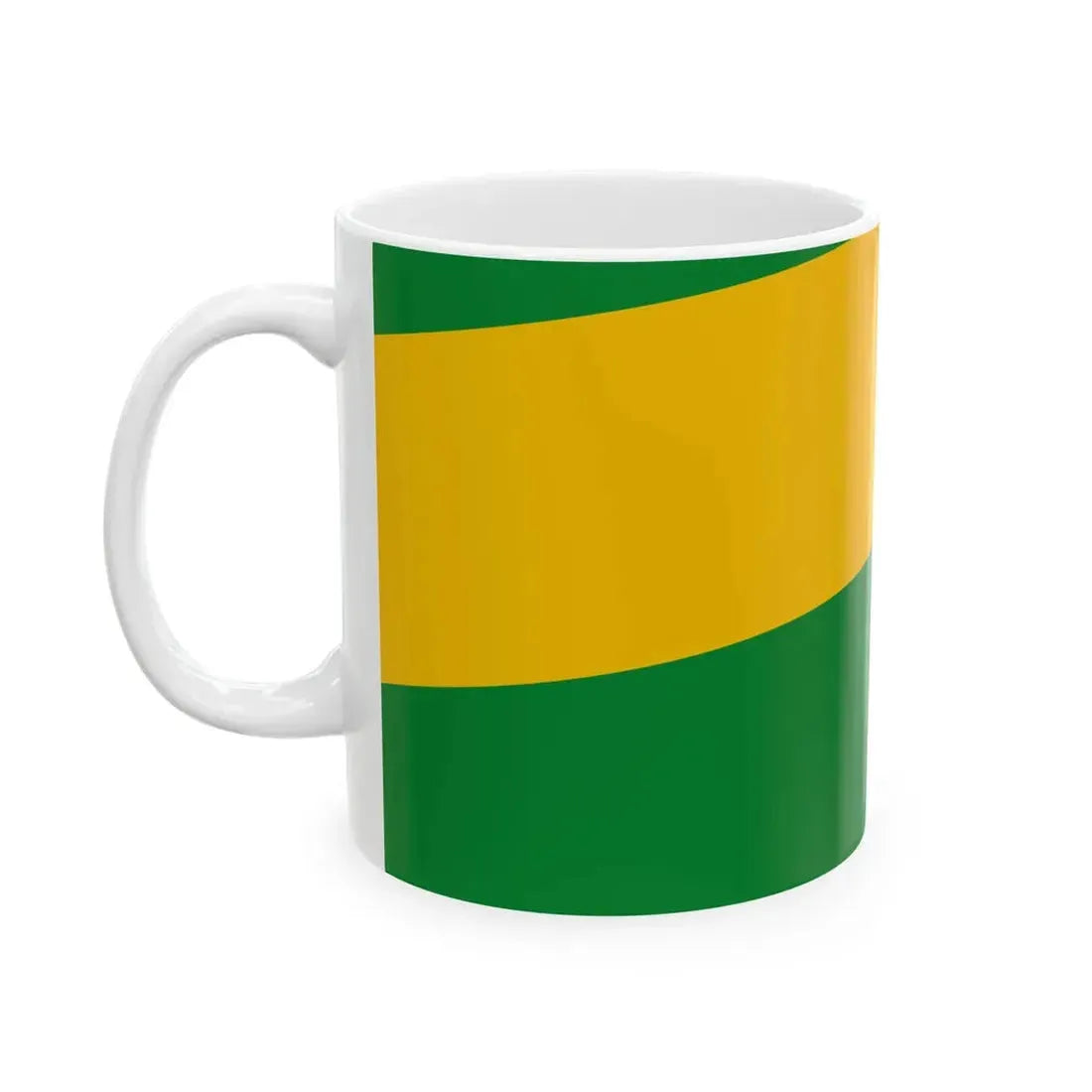 Flag of the 2nd District of Budapest variant (Hungary) White Coffee Mug - Go Mug Yourself