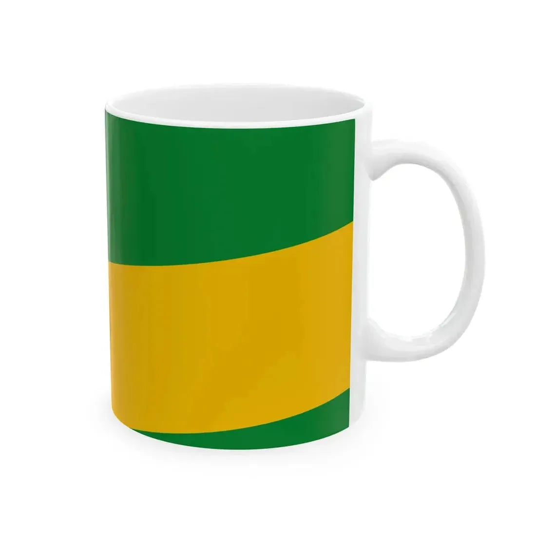 Flag of the 2nd District of Budapest variant (Hungary) White Coffee Mug - Go Mug Yourself