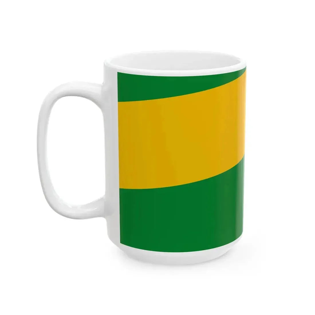 Flag of the 2nd District of Budapest variant (Hungary) White Coffee Mug - Go Mug Yourself