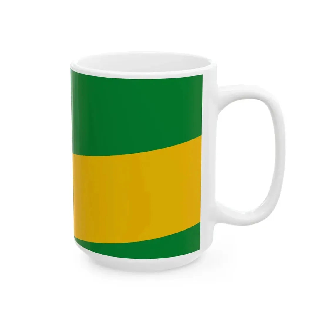 Flag of the 2nd District of Budapest variant (Hungary) White Coffee Mug - Go Mug Yourself