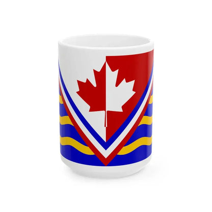 Flag of the 33th NAVA Annual Meeting (Canada) White Coffee Mug 15oz - Go Mug Yourself