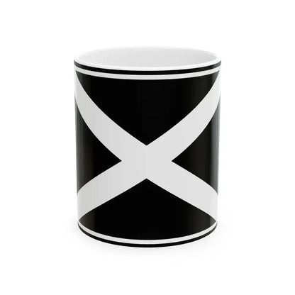 Flag of the 3rd Officer General Markov Regiment (Russia) White Coffee Mug 11oz - Go Mug Yourself