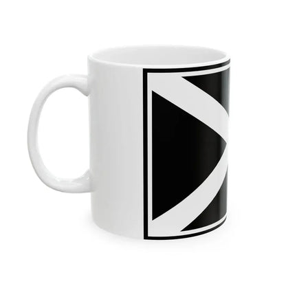 Flag of the 3rd Officer General Markov Regiment (Russia) White Coffee Mug - Go Mug Yourself