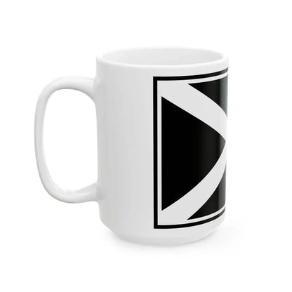 Flag of the 3rd Officer General Markov Regiment (Russia) White Coffee Mug - Go Mug Yourself