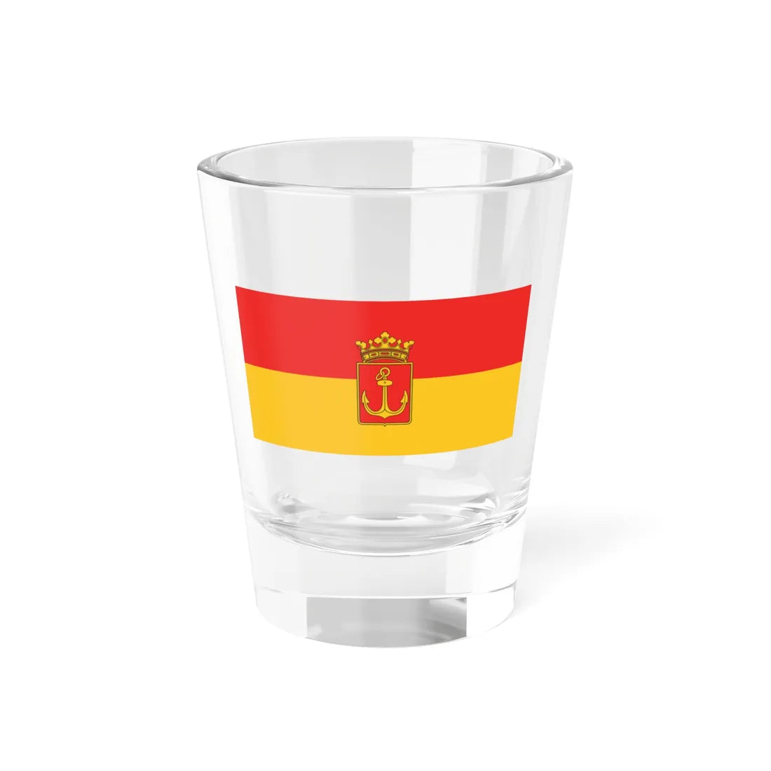 Flag of the 4th District of Budapest (Hungary) Shot Glass 1.5oz 1.5oz - Go Mug Yourself