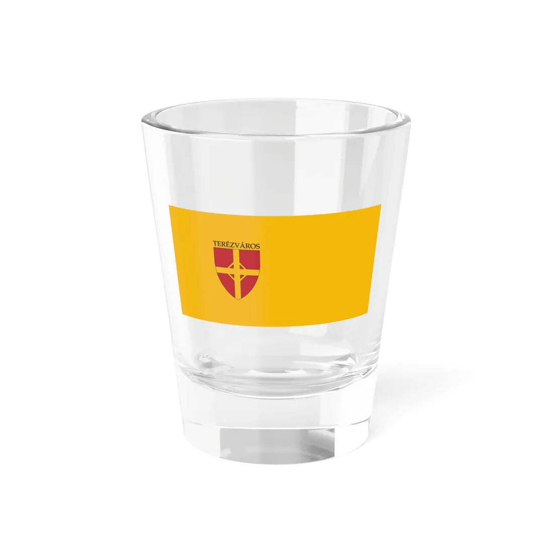 Flag of the 6th District of Budapest (Hungary) Shot Glass 1.5oz 1.5oz - Go Mug Yourself