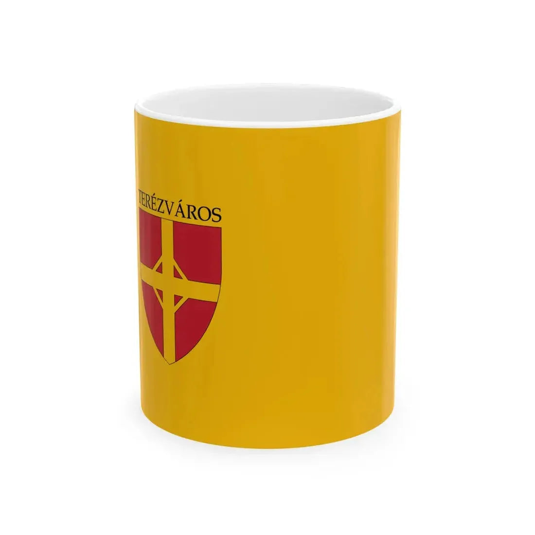 Flag of the 6th District of Budapest (Hungary) White Coffee Mug 11oz - Go Mug Yourself