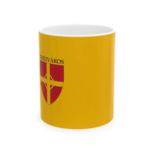 Flag of the 6th District of Budapest (Hungary) White Coffee Mug 11oz - Go Mug Yourself