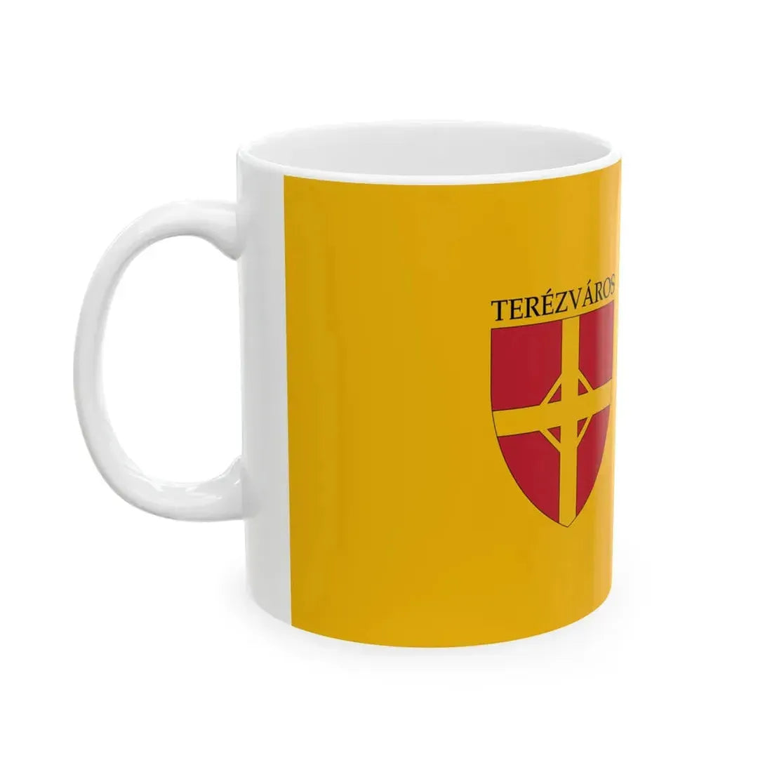 Flag of the 6th District of Budapest (Hungary) White Coffee Mug - Go Mug Yourself