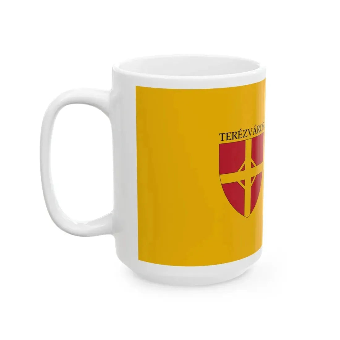 Flag of the 6th District of Budapest (Hungary) White Coffee Mug - Go Mug Yourself