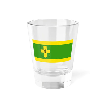 Flag of the 8th District of Budapest 1996-2012 (Hungary) Shot Glass 1.5oz 1.5oz - Go Mug Yourself