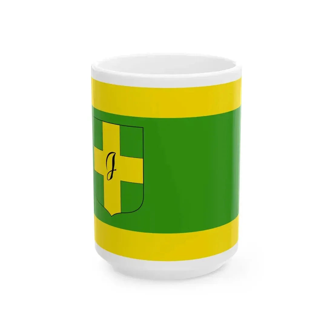 Flag of the 8th District of Budapest 1996-2012 (Hungary) White Coffee Mug 15oz - Go Mug Yourself
