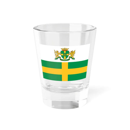 Flag of the 8th District of Budapest (Hungary) Shot Glass 1.5oz 1.5oz - Go Mug Yourself