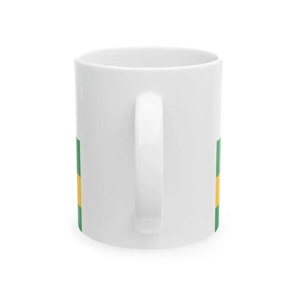 Flag of the 8th District of Budapest (Hungary) White Coffee Mug - Go Mug Yourself