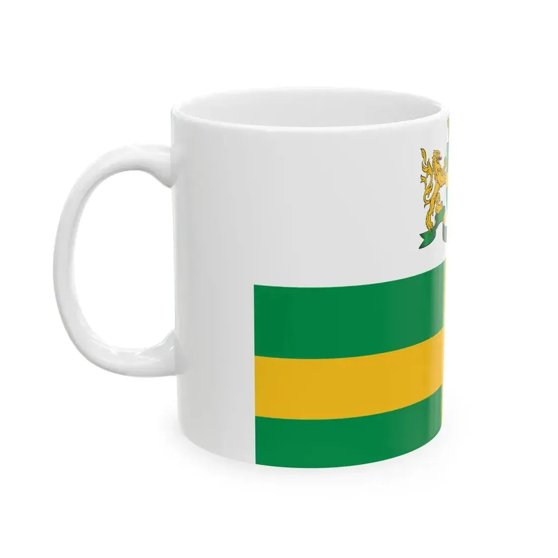 Flag of the 8th District of Budapest (Hungary) White Coffee Mug - Go Mug Yourself