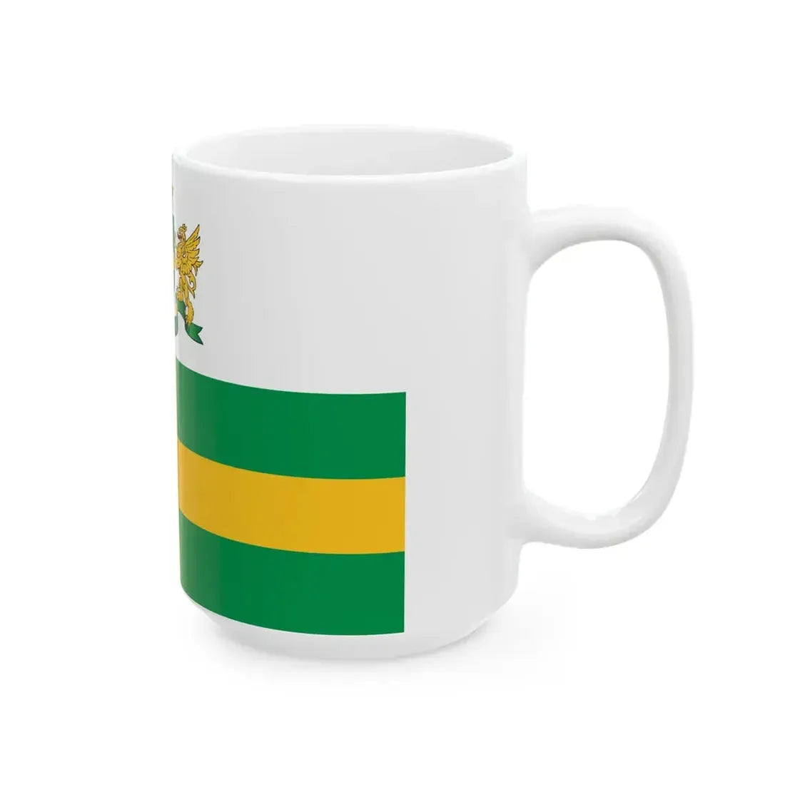 Flag of the 8th District of Budapest (Hungary) White Coffee Mug - Go Mug Yourself